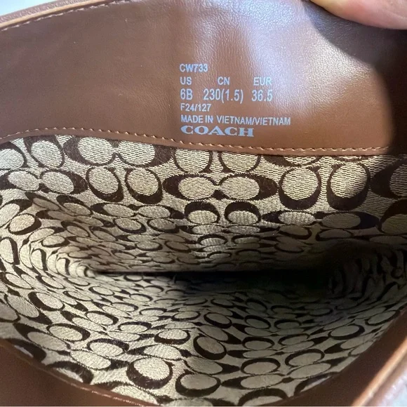 Coach Women's Marlin Horse Riding Boot Brown Size 6 B NWOB - Picture 10 of 10